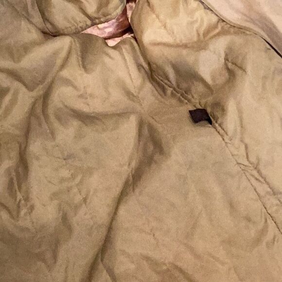 Classic Vintage Trench Coat Removable zipper Lining Pockets Funnel Neck Size 8 - Picture 16 of 16